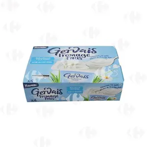 Pack Fromage Frais Nature Sucré Gervais 80g 4 unités