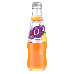 Oulmès Boisson gazeuse aromatisée Tropical 25cl verre