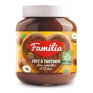 Pâte à tartiner cacao-noisette 700 g - FAMILIA