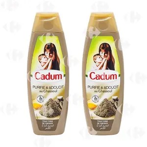 Pack De 2 Shampoings Cadum Ghassoul 190ml + Shampoing Cadum 190ml Gratuit