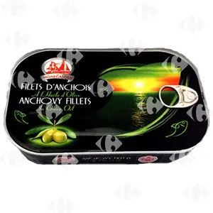 Filets D’Anchois Marinés À L’Huile Végétale 180G - Fisher King