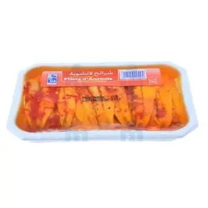 Filets d'anchois marinés à l'orientale 180g - FISHER KING