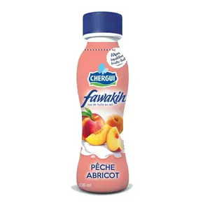 Jus de fruits au lait à la pêche et à l'abricot Fawakih 330ml - CHERGUI