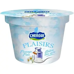Fromage Frais Nature Sans Sucre Plaisirs Chergui 80g
