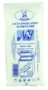 Sac De Congelation Zip 25 Sac