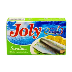 Sardines à l'huile et citron 125g - JOLY