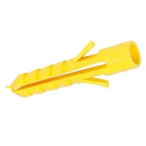 100 Chevilles 7Mm Jaune Pour Vis De 4 A 6Mm