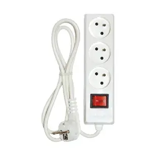 Bloc Multiprises 3 Postes L3 Blanc