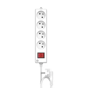 Bloc Multiprises 4 Postes L3 Blanc