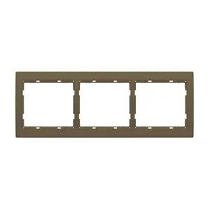 Plaque Triple Horizontale Cappucino Jade-105686