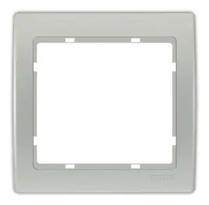 Plaque Simple Gris Argent Jade
