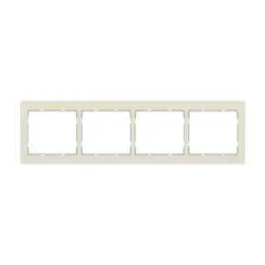 Plaque Quadruple Horizontale Marfil Jade