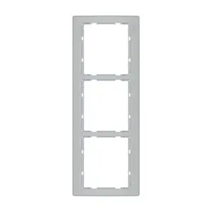 Plaque Triple Verticale Gris Argent Jade