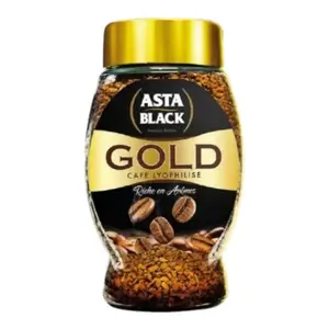 Café lyophilisé Gold 90g - ASTA BLACK