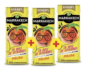 Marrakech Nectar pêche Pack Vita kids 3x20cl