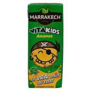 Marrakech Jus nectar ananas Pack Vita kids 3x20cl
