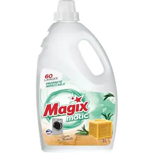 Lessive liquide au savon de marseille 3L - MAGIX