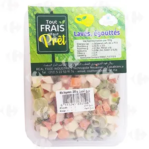 Mix Légumes Barquette Tout prêt tout frais 250g.