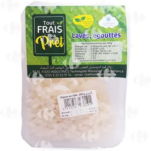 Oignons Emincés Barquette Tout Prêt Tout Frais 250g