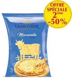 Mozzarella râpé 75g - GRAN CŒUR
