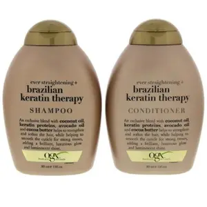 Shampooing kératine therapy 385ml + après-shampoing - OGX