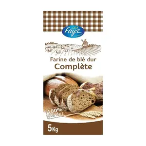 Farine complète de blé dur 5Kg - FAYZ