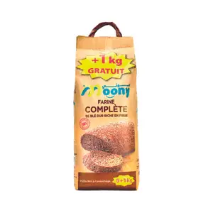 Farine complète 5Kg - MOONY