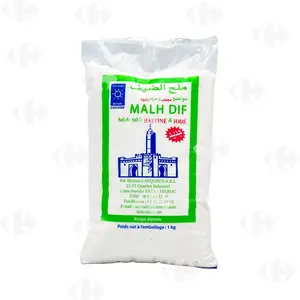 Sel de table raffiné et iodé 1kg - MALH DIF
