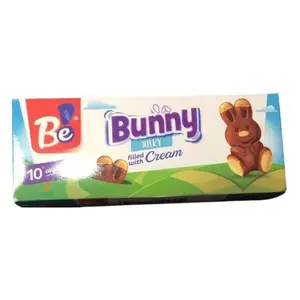 Cake au cacao fourré crème lait Bunny Milky x10 250g - BE
