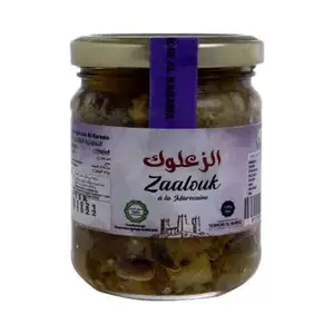 Aubergine à l'huile d'olive bocal en verre 180g - TERROIR AL KARAMA