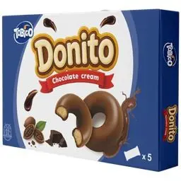 PACK BISCUITS CHOCOLAT DONITO TOBIGO X5
