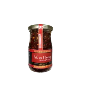 Ail au harissa en pot en verre 180g - DAR TOUMA