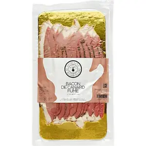 Bacon de canard fumé 100g - DOMAINE D'AGHBALOU