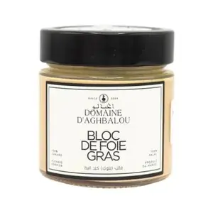 Bloc de foie gras tradition 160g - DOMAINE D'AGHBALOU