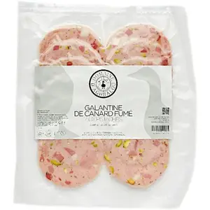 Galantine de canard fumée aux pistaches - DOMAINE D'AGHBALOU
