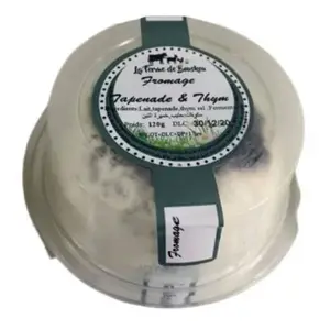 Fromage tapenade et thym 120g - LA FERME DE BOUSKOURA