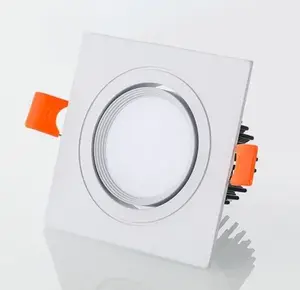 Spot Mr16 Plast Luk Carre Blanc