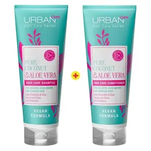 Shampoing Coco Pure & Aloe Vera 250ml + Après-Shampoing 250ml - URBAN CARE