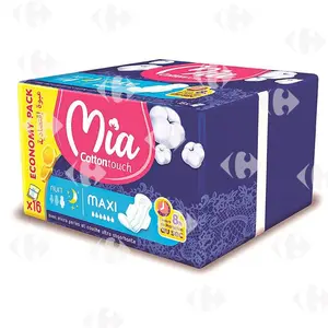 Mia Serviette Hygiénique Maxi Nuit Value 16 Unités