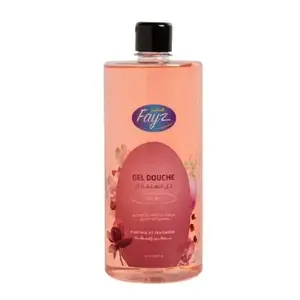 Gel nettoyant pour le corps à l'extrait de rose et glycérine 1L - FAYZ