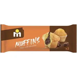 Muffins fourrés au chocolat 48g - MARJANE