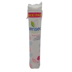 Disques démaquillants 100% coton x120pcs - SENSEA