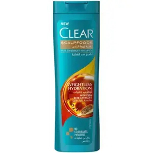 Shampoing naturel hydratation légère extraits de graines de chia 180ml - CLEAR