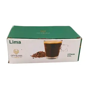 Tasse à Café Lima Divers Modèles 8cl 6 pièces