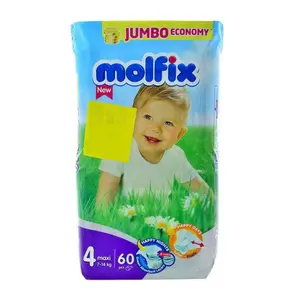 Couches bébé comfort fix JP T4 maxi x56 unités +2 lingettes offertes - MOLFIX