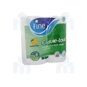 Essuie-tout multi-surfaces citron x2 - FINE