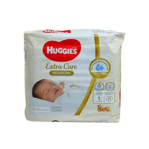 Couches bébé nouveau-né Extra Care taille 1 x21 pièces - HUGGIES