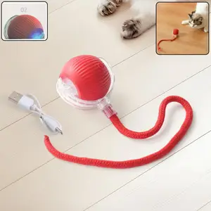 Jouet Interactif pour Chat – Balle Électrique Automatique Rechargeable