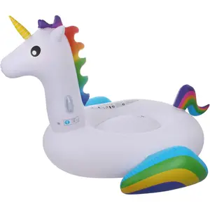 Matelas de piscine géant Licorne 218 x 160 x 120 cm
