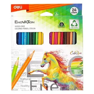 Crayons Couleur Deli EC113-24 Couleurs